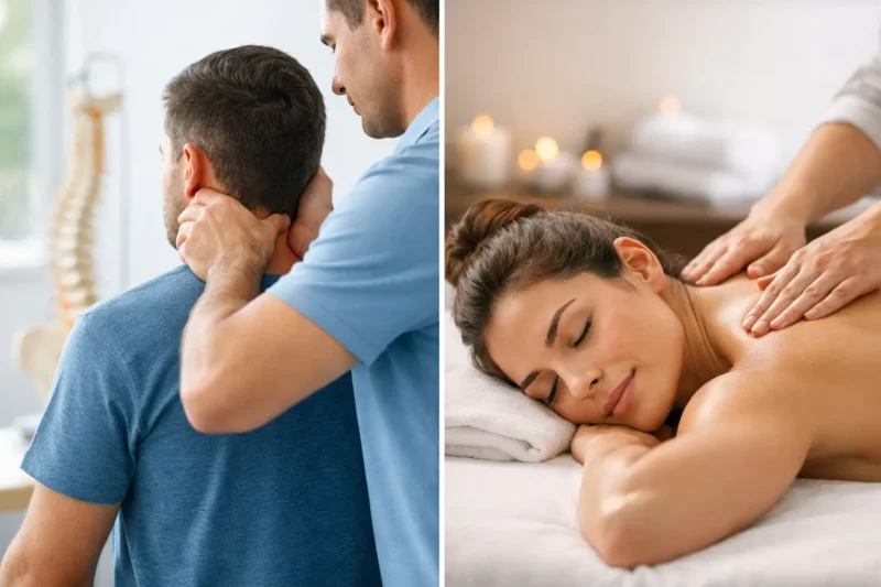 Chiropractic Versus Massage Therapy