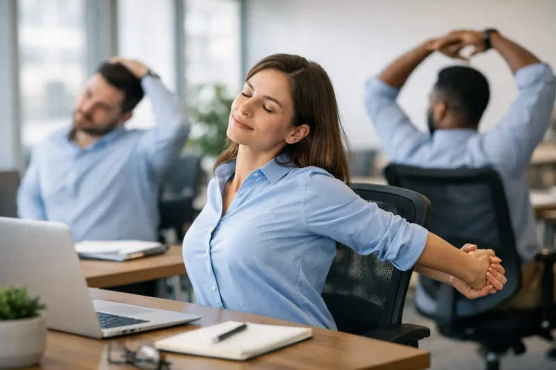 8 Best Stretches for Desk Workers to Ease Pain